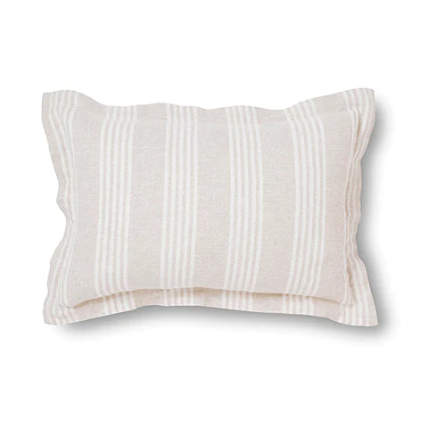 Mason Linen White Stripe Cushion