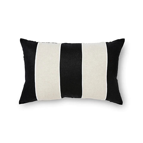 Riley Black Patch 60cm Cushion