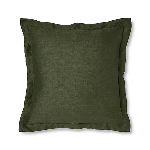 Riley Pine Linen Cushion